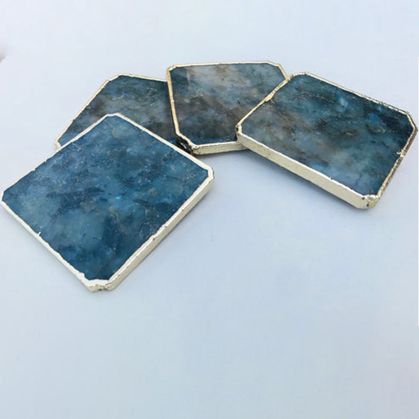Labradorite/Gemstone/Semi-precious stone/Agate - Set of 4 Large