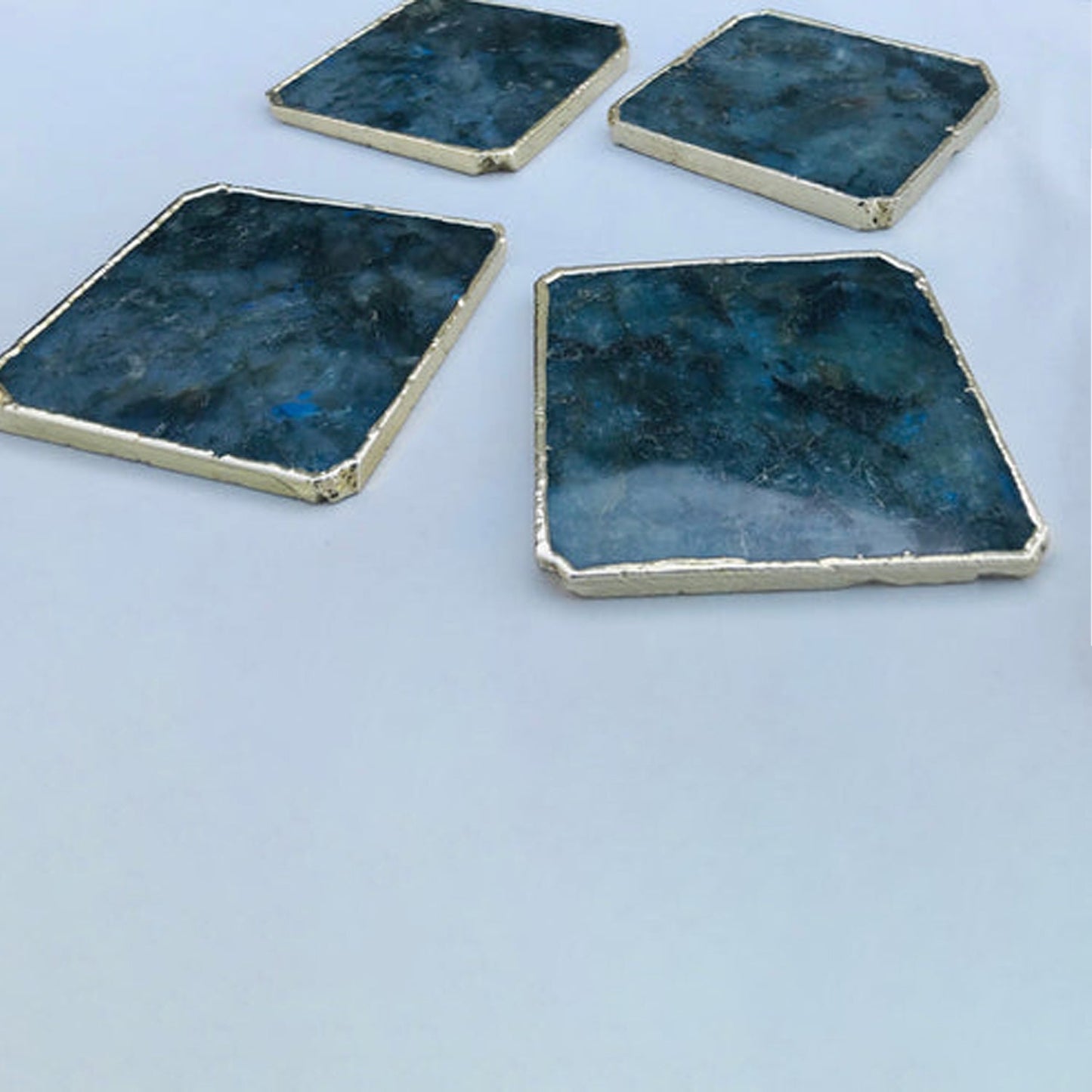 Labradorite/Gemstone/Semi-precious stone/Agate - Set of 4 Large