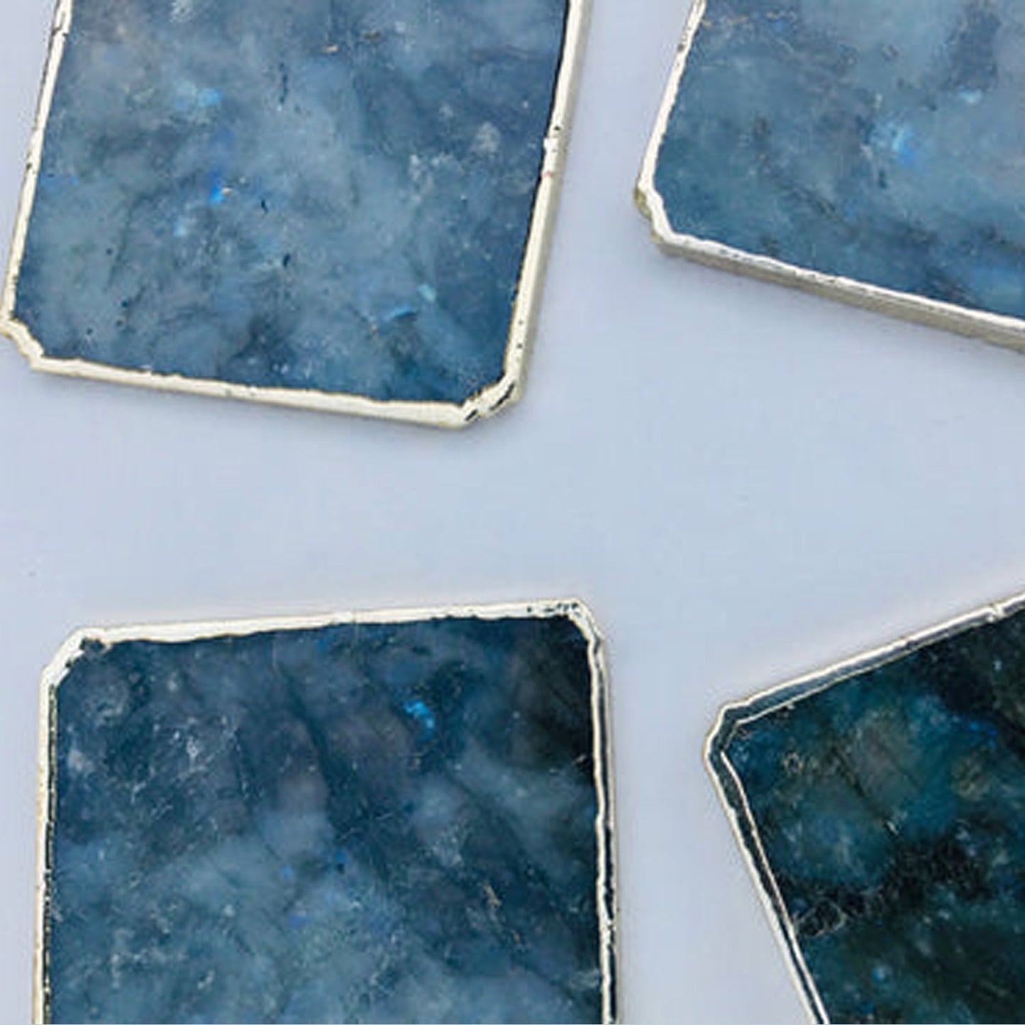 Labradorite/Gemstone/Semi-precious stone/Agate - Set of 4 Large