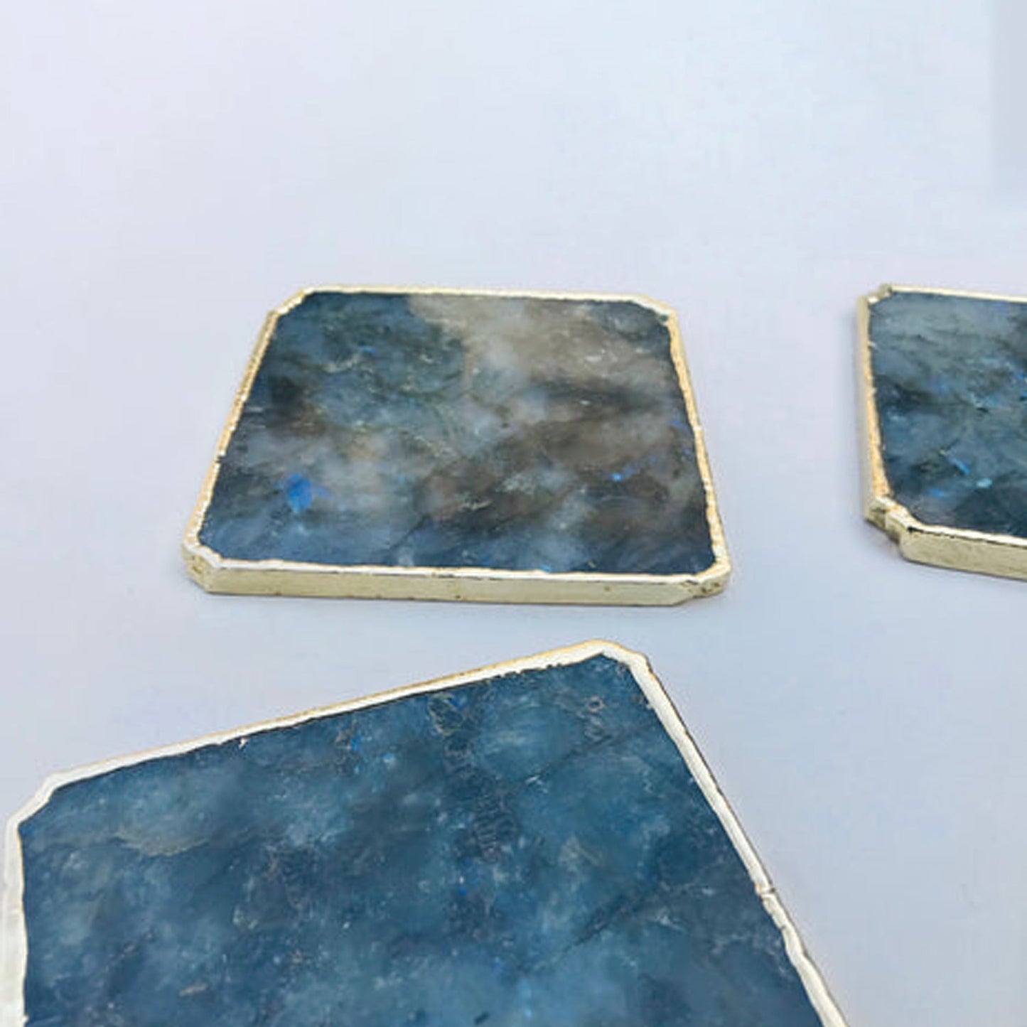 Labradorite/Gemstone/Semi-precious stone/Agate - Set of 4 Large