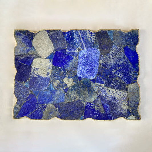 Large Lapis Lazuli Cheese Platter/Tray/Personalised Momentos/Sign
