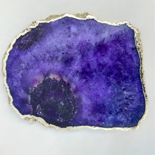 Large Purple Blue Galaxy Agate Cheese Platter/Tray/Personalised