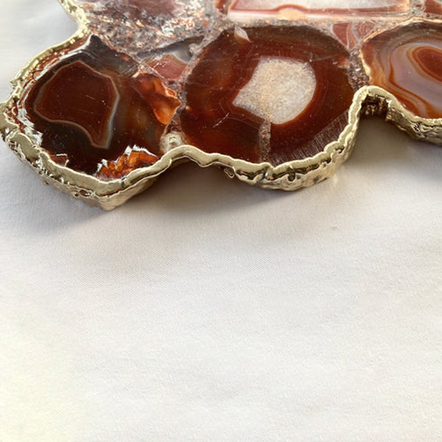 Large Red Agate Cheese Platter/Tray/Personalised Momentos/Sign Boards