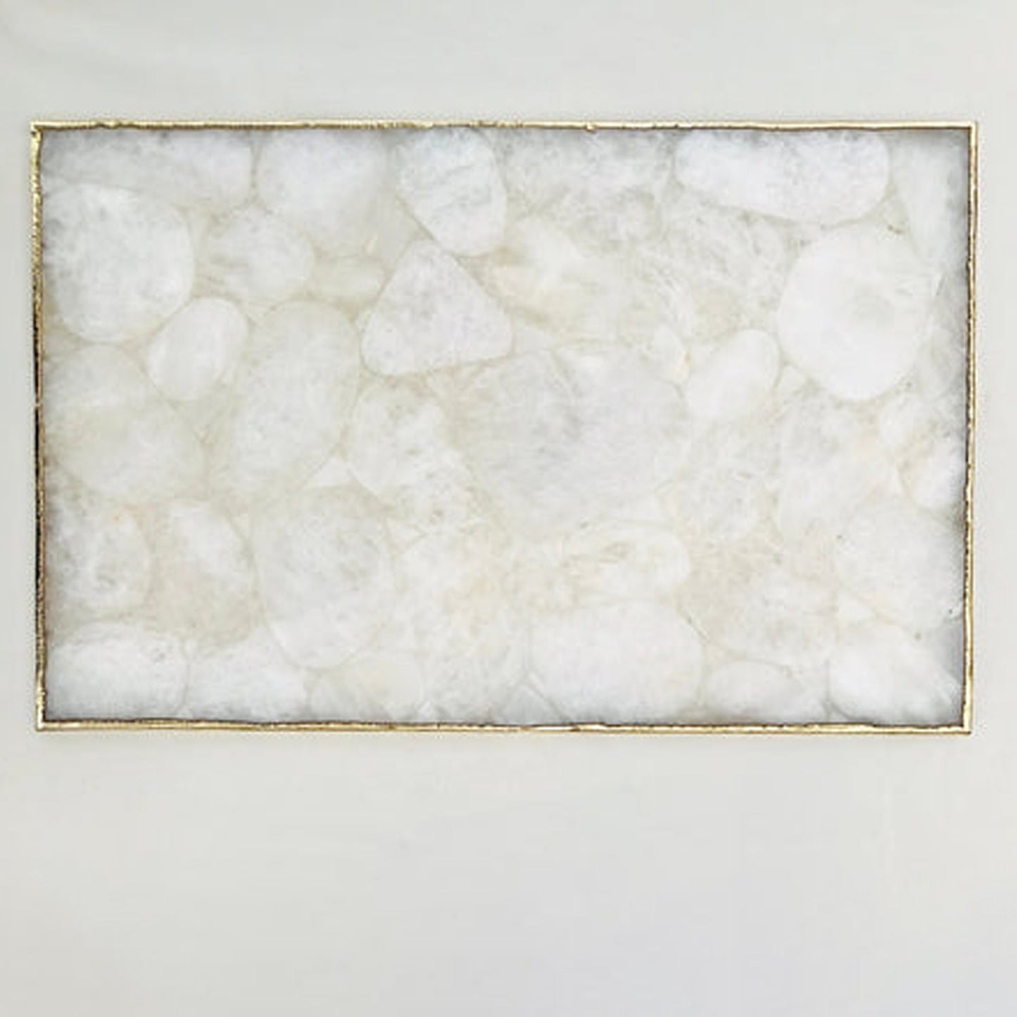 Large White Crystal Agate Cheese Platter/Tray/Personalised