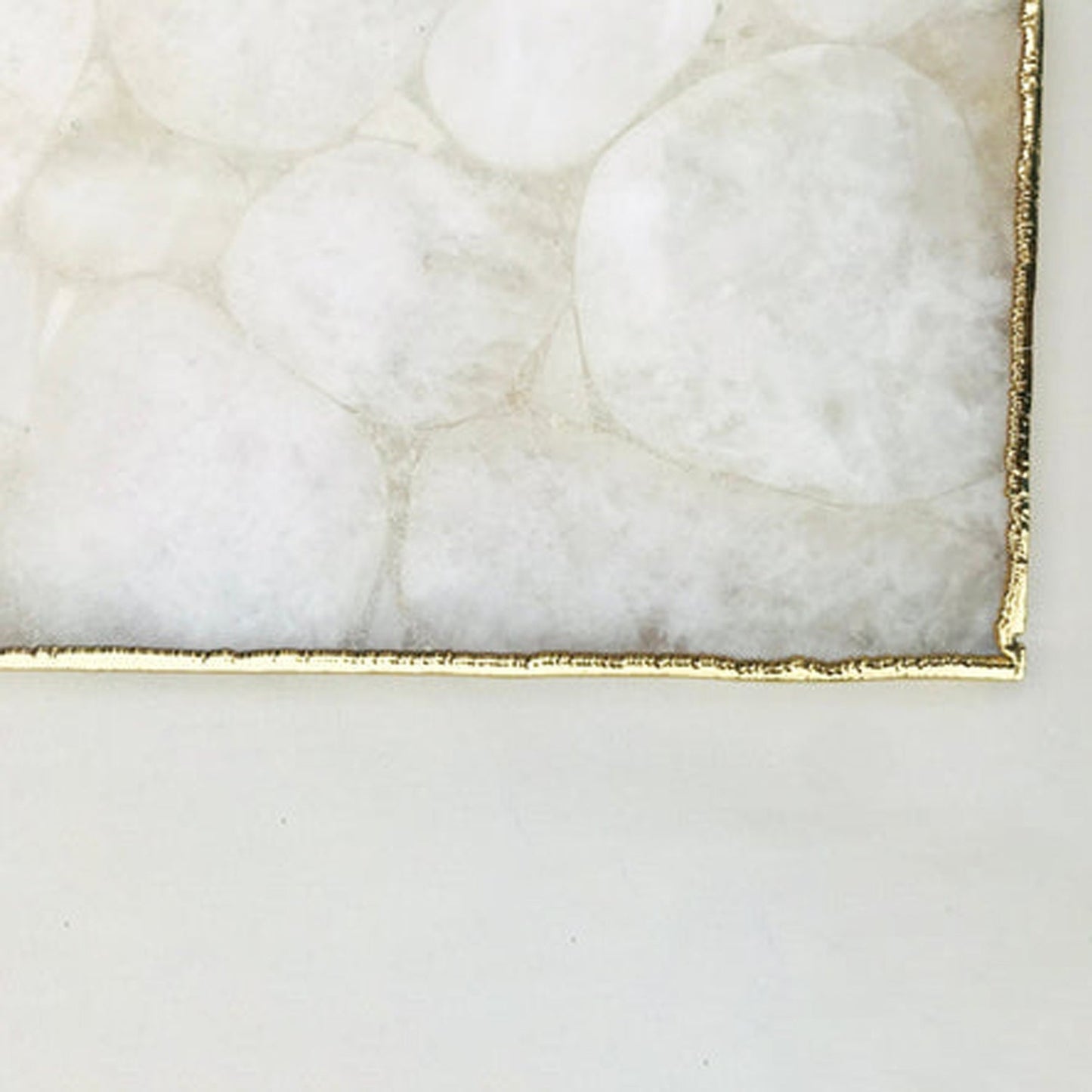 Large White Crystal Agate Cheese Platter/Tray/Personalised