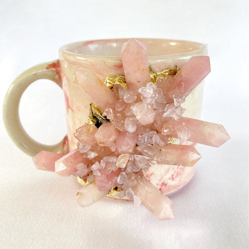 Marble Effect - Set of 2 Ceramic Mugs