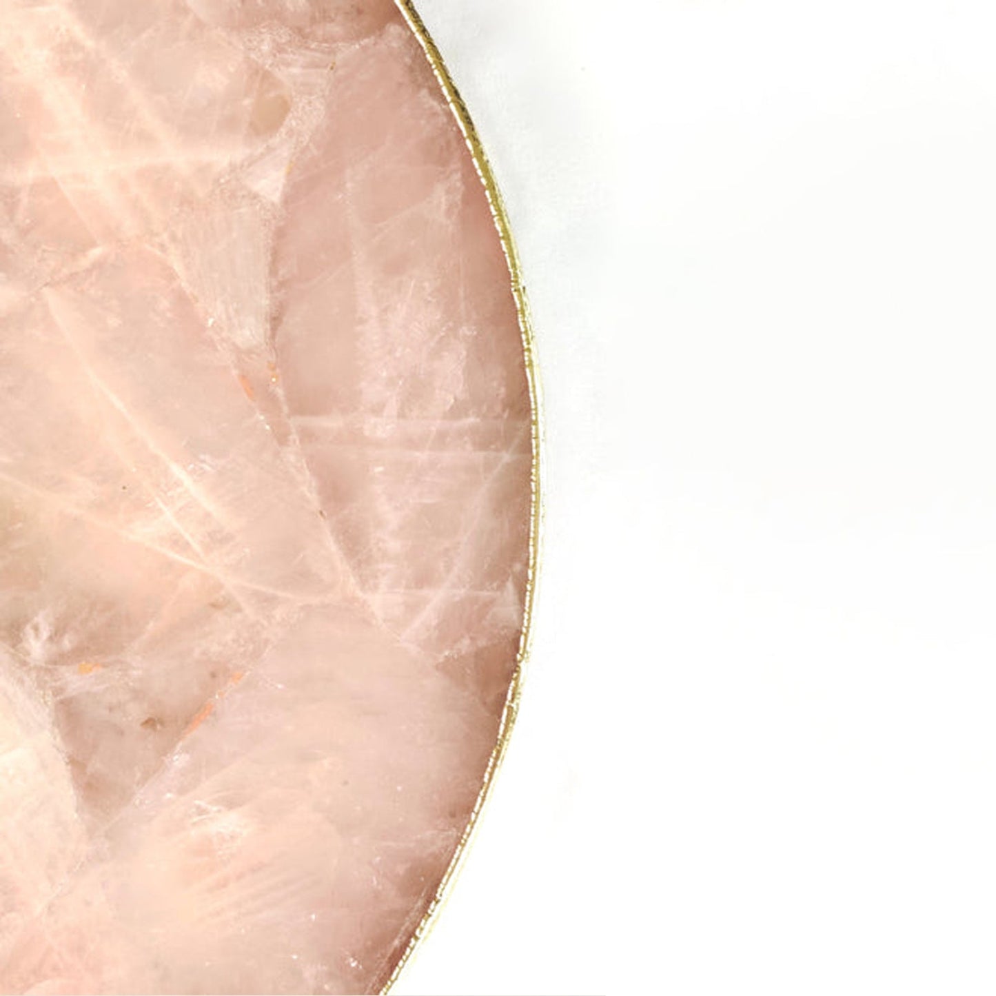 Rose Quartz  Agate Cheese Platter/Tray | Circular |