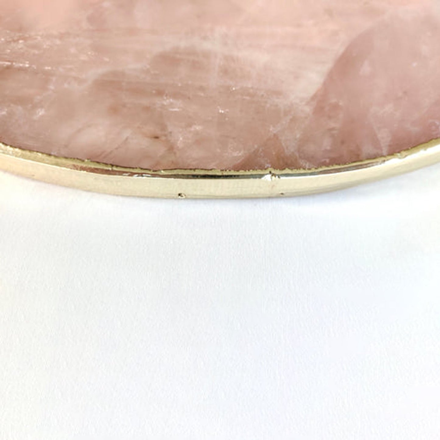 Rose Quartz  Agate Cheese Platter/Tray | Circular |