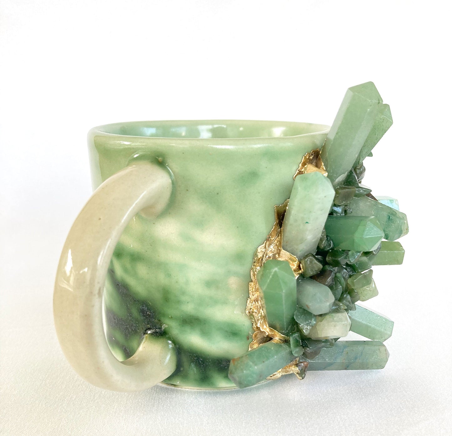 Marble Effect - Set of 2 Ceramic Mugs