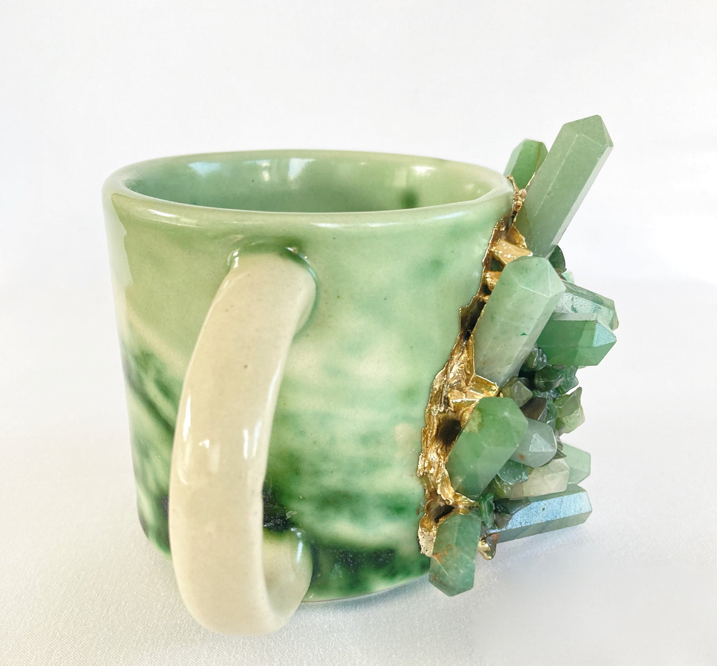 Marble Effect - Set of 2 Ceramic Mugs